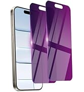 Ifaeveus 2 Pack Privacy Screen Protector for iPhone Air Tempered Glass 6.5'' Private Saver Anti-S...