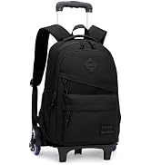 Armbq Rolling Backpack for Boys Girls School BookBag with Wheels Kids Luggage Trolley Back Pack o...