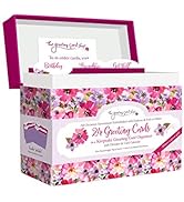 Designer Greetings All Occasion Greeting Card Assortment (24 Cards with Envelopes in a Keepsake, ...