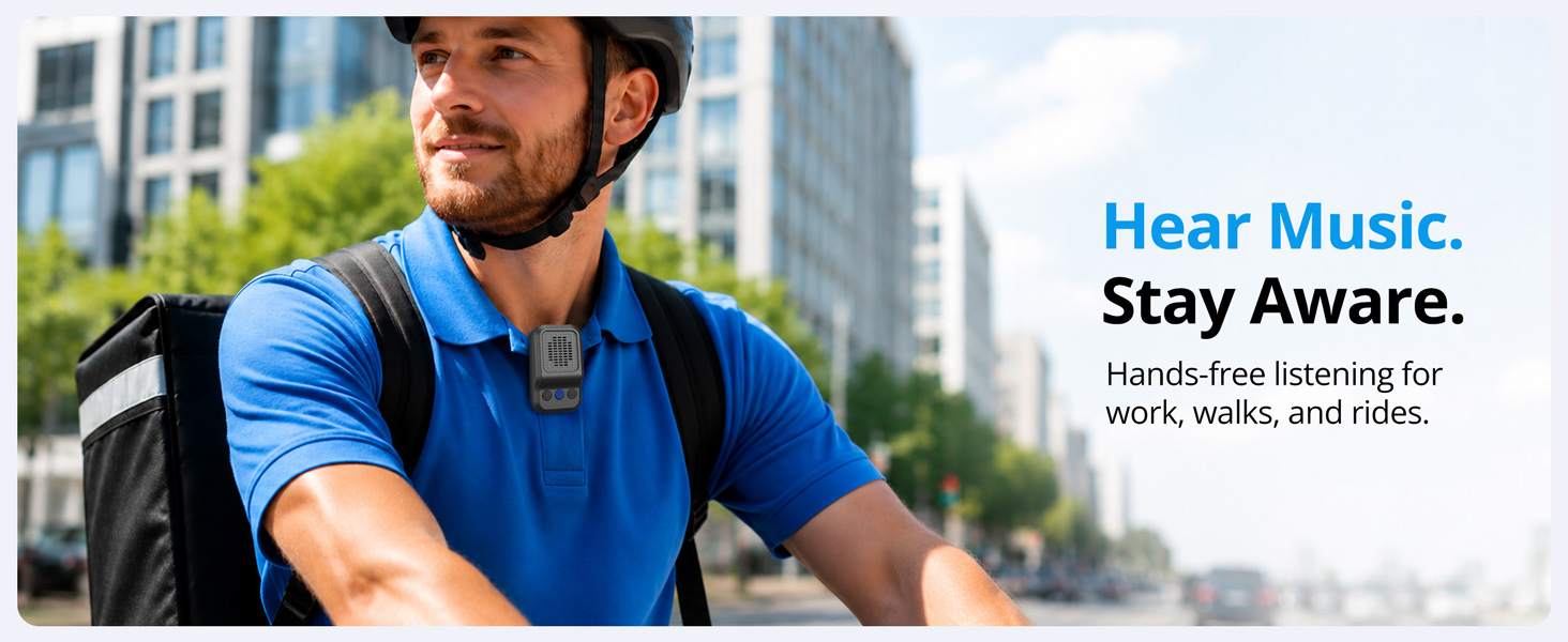 Clip-on Wearable Speaker