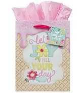Christian Art Gifts Medium Portrait Inspirational Scripture Gift Bag, Tag & Wrapping Tissue Paper...