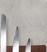 HOSHANHO Knife Magnetic Strip, Acacia Wood Powerful Magnetic Knife Strips, Magnetic Knife Holder ...
