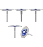 SHDIATOOL Diamond Glass Cutting Disc, 50mm(2") Mini Diamond Saw Blades with 6mm Shank for Tile Ce...