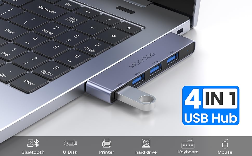 4 in 1 USB Hub