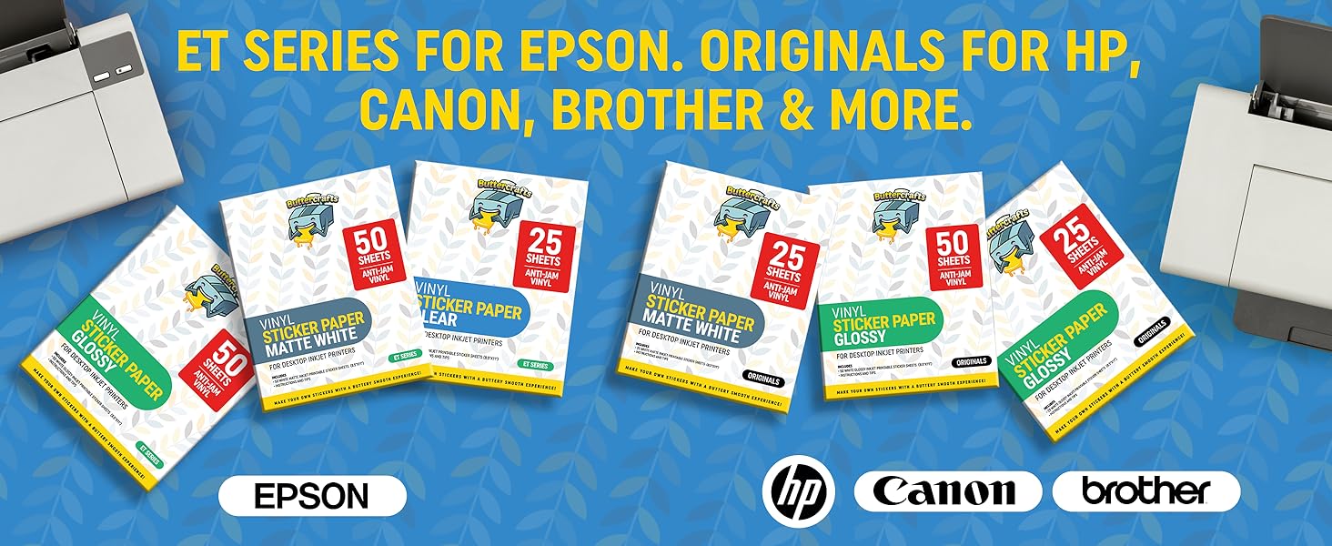 Printable Vinyl for inkjet printers