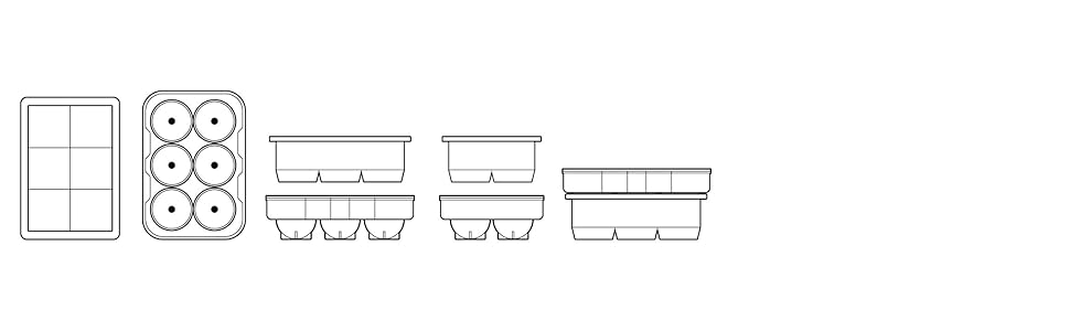 glacio ice cube molds