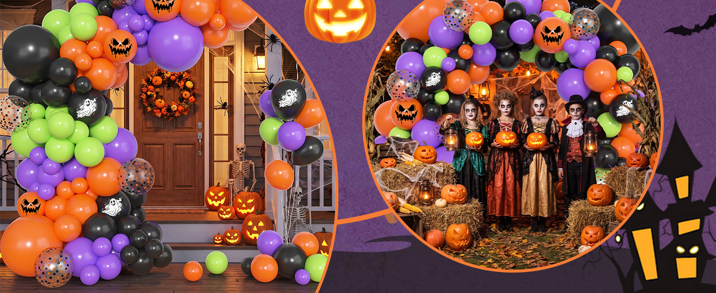 halloween balloon garland kit