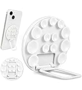 specheer Suction Cup Phone Mount, Silicone Strong Suction Adhesive Phone Grip, Adjustable Angle P...