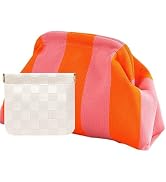 Vpoofree Clutch Purses for Women,Woven Crochet Bag&Cosmetic Bag Dumpling Striped Cloud Purse Even...