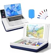 Yotnufy Multifunctional Lap Desk with Storage Cushion Magnetic WhiteBoard | Portable Laptop Lap D...