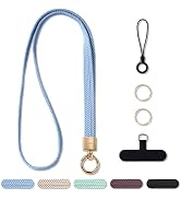 Ranfioke Badge Lanyard for ID Cards, Stretchy Teacher ID Lanyard for Key, Cute Thin Neck Lanyard ...