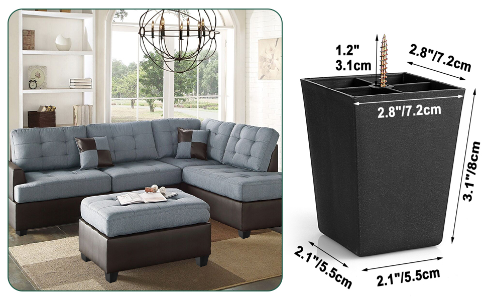 Plastic Furniture Feet