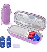 Krypthos Insulin Cooler Travel Case, Diabetes Travel Bag with 2 TSA Approved Ice Packs, Portable ...