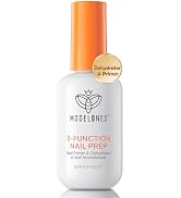 modelones Nail Dehydrator and Primer Base Coat, 3-in-One HEMA-Free Nourishing Prep for Acrylic & ...
