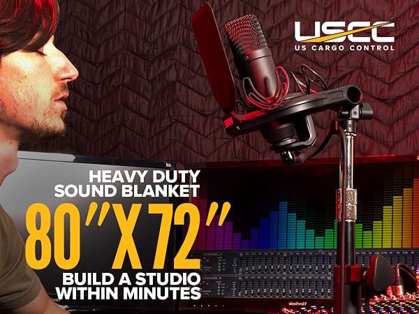 heavy duty 80x72 sound blanket