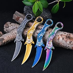 SISITECH Cool 3D DRAGON Pocket Folding Knife