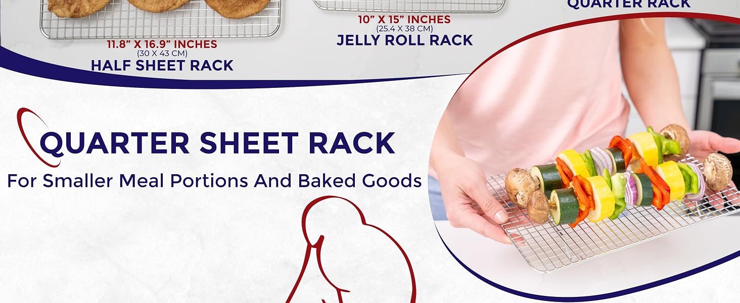 baking rack for oven cooking, baking steel, baking pans for oven, stainless steel, oven rack