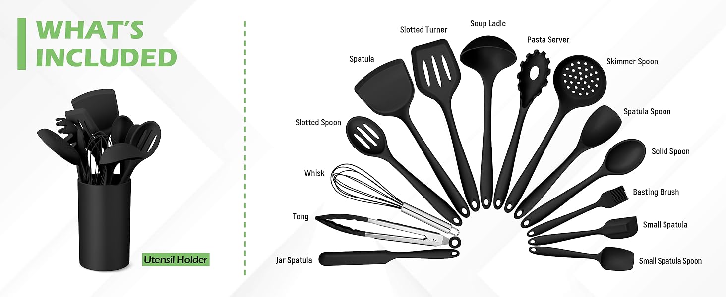 silicone utensils