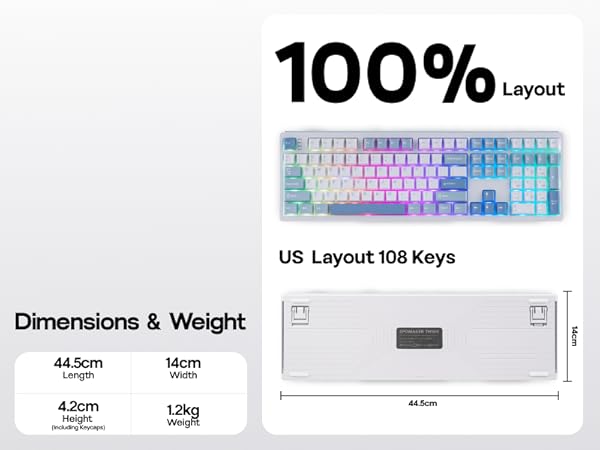 TH108 Wireless Gaming Keyboard