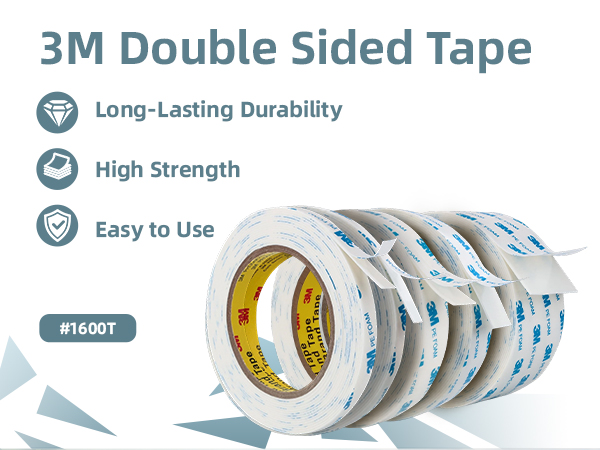 3M Double Sided Tape Heavy Duty PE Foam Mounting Tape Strong Permanent Adhesive Tape