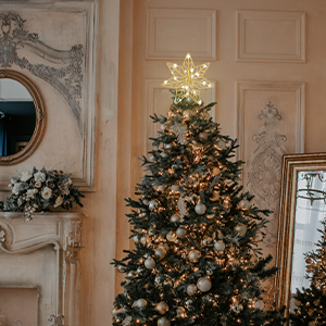 Christmas tree topper star