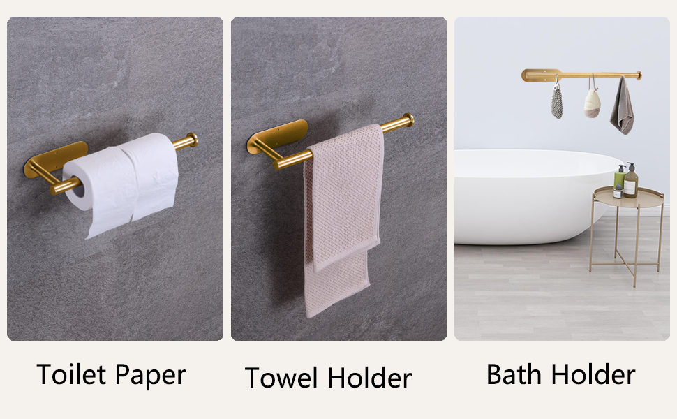 gold toilet paper holder