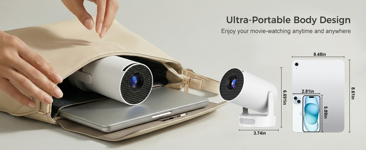 Mini Projector with WiFi and Bluetooth
