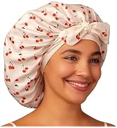 Kitsch XL Satin Bonnet for Sleeping - Softer Than Silk Bonnet For Sleeping Women - Secure Fit, Ad...