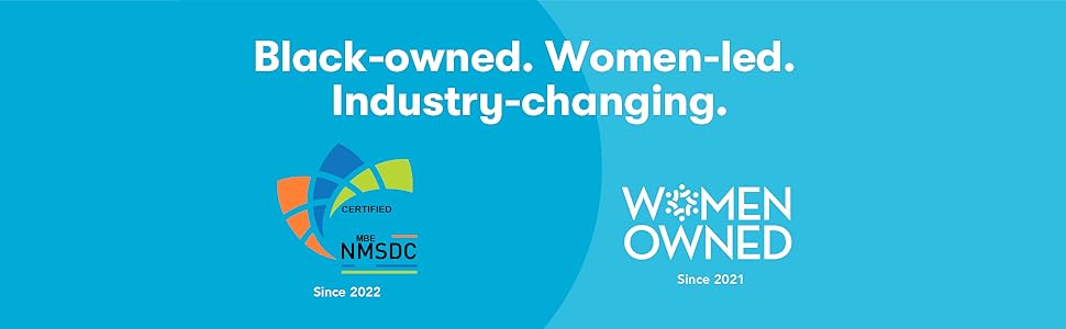 Black owned, woman owned