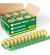 SWRT Double Sided Tape for Crafts, 24 Pack with Dispenser, 1/2 in x 300 Inches, Double Stick Tape...