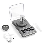 Digital Milligram Scale, 100g x 0.001g NEWACALOX Reloading High Precision Jewelry Scale,Portable ...