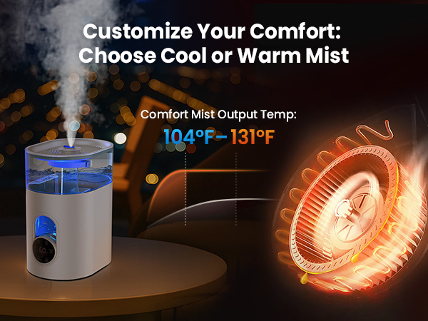warm and cool mist humidifier