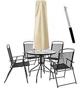 OKPOW Umbrella Covers for Outdoor Umbrellas - Small Patio Umbrella Cover for 6 ft to 9 ft Outdoor...