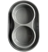 PetLike Ants Away Double Dog Water and Food Bowls,6 cups/48oz Pet Feeder Bowls for Puppy Medium L...