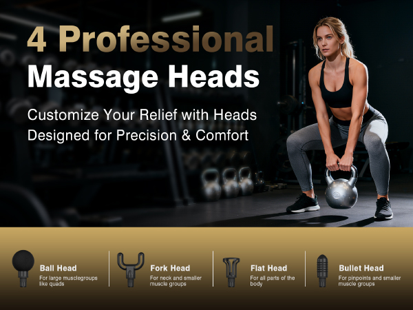 cotsoco Massage Gun with Upgraded Extension Handle