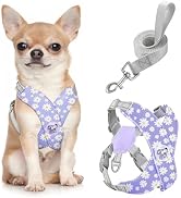 Pawaboo Small Dog Harness and Leash Set, Puppy Harness X-Frame No Pull No Choke, Dog Vest Harness...