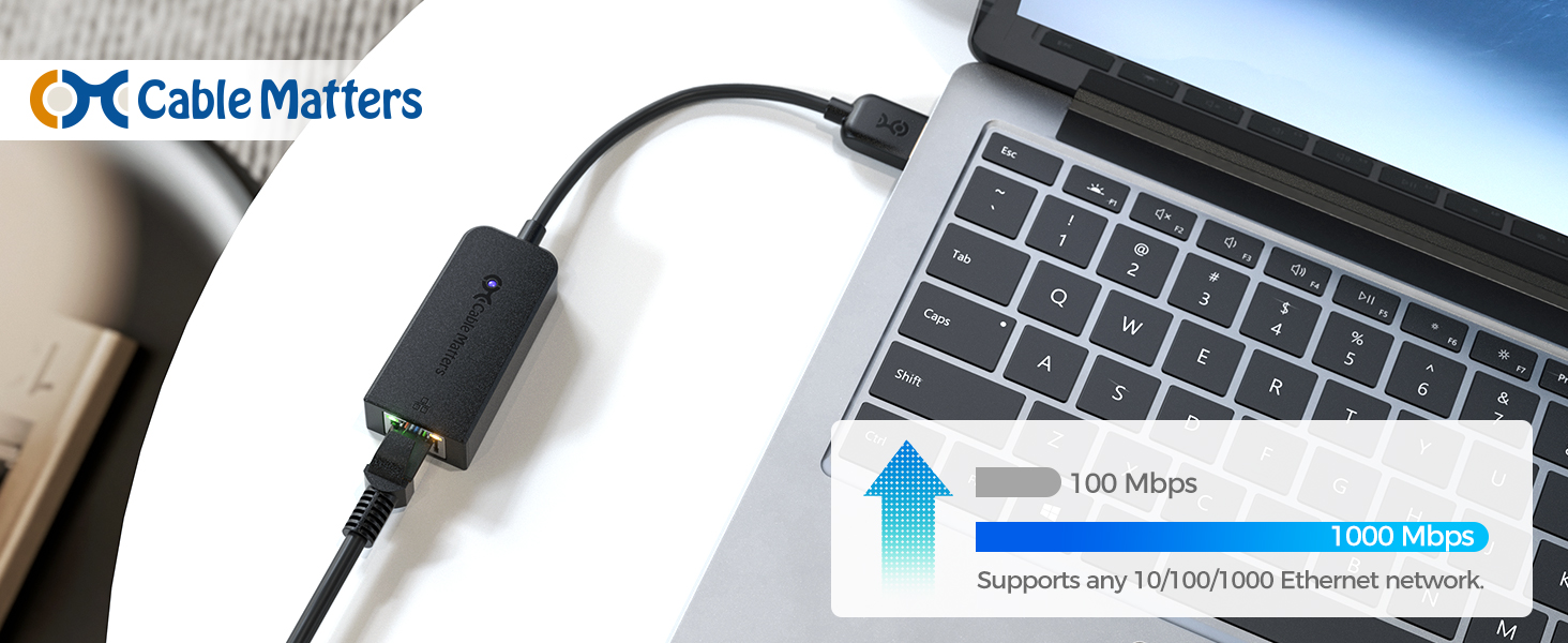 Cable Matters USB 3.0 to Gigabit Ethernet Adapter