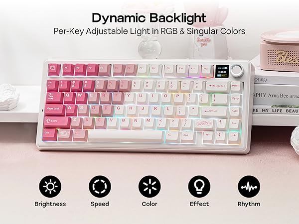 G84 PRO Mechanical Keyboard with Silicone Keycaps