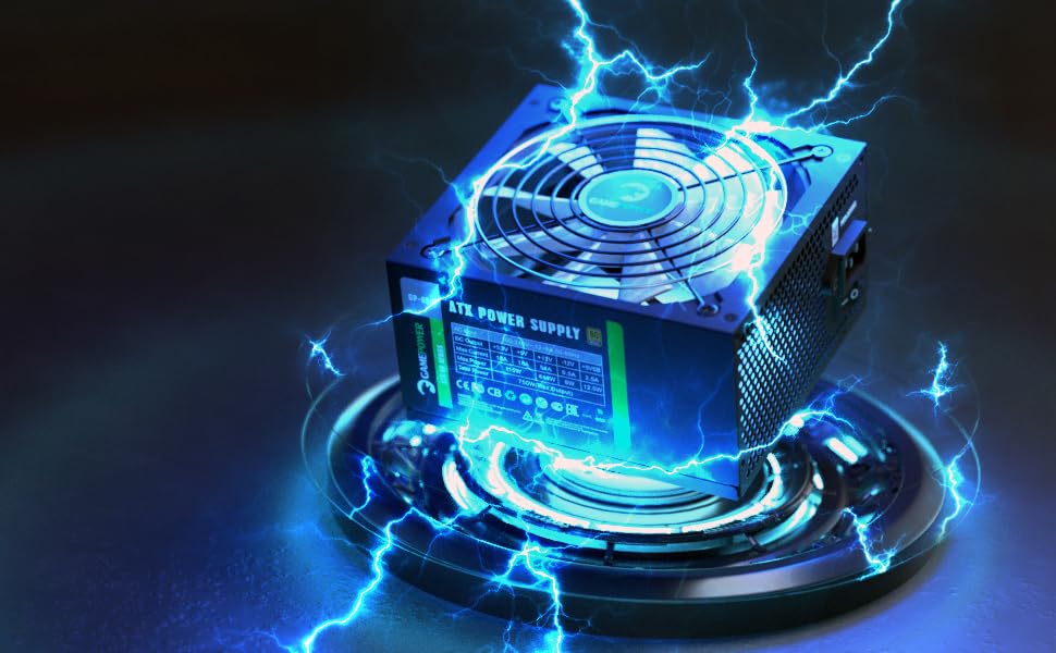 gaming pc power supply 650w plus bronze certified