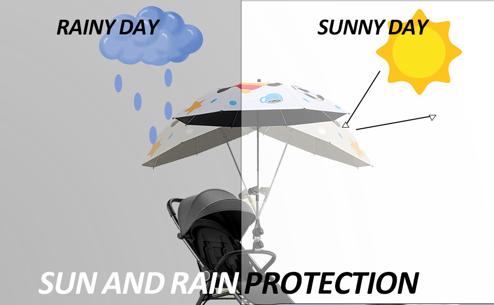 stroller umbrella attachment