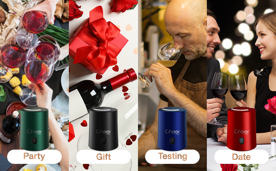 vacuum wine stopper wine preservation stopper date display wine stopper silicone wine cap