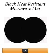Silicone Microwave Mat 12 Inch, Non Stick Turntable Mat for Kitchen, BPA Free Multi-Purpose Heat ...