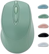 Dolrso Bluetooth Mouse,Rechargeable Wireless Mouse for Laptop/iPad/MacBook Pro/Air, Silent Mouse ...