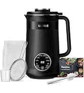 KIDISLE 32oz Automatic Soy Machine for Homemade Almond, Oat, Coconut, Soy, Plant Based Milks and ...
