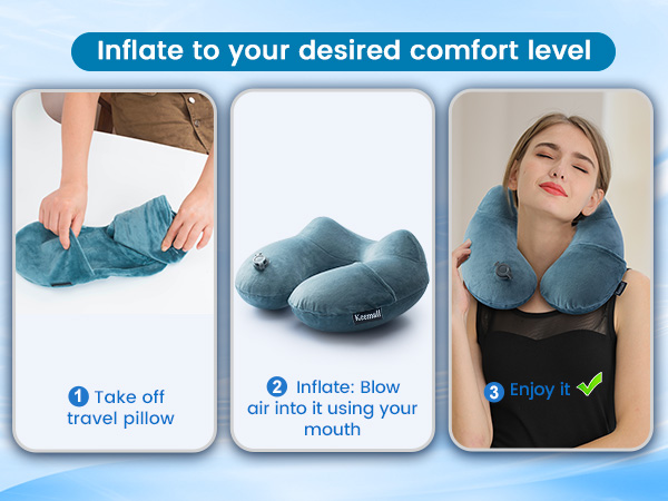 blow up travel pillows for airplanes