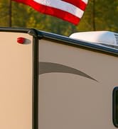 Aluminum RV Ladder Flagpole Holder