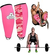 Bear Grips Deadlift Socks | Deadlift Shin Guards Builtin Padded Leg Sleeves | Shin Sleeves Weight...