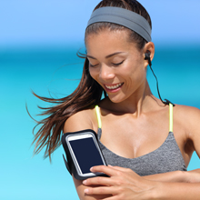 Keep your headphones in during sports with Sonicfoam