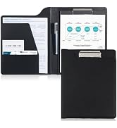 ProCase Clipboard Folder Portfolio, A4 Leather Padfolio Clipboard, Professional Business Portfoli...