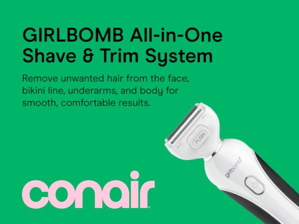 GIRLBOMB All-in-One Shave & Trim System